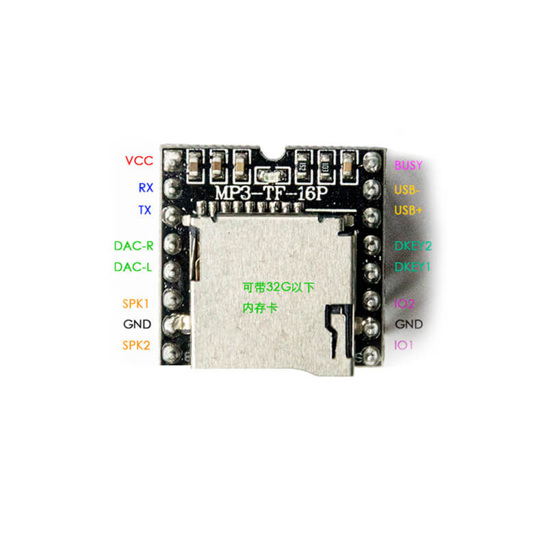 MP3-TF-16P提供串口的MP3？
